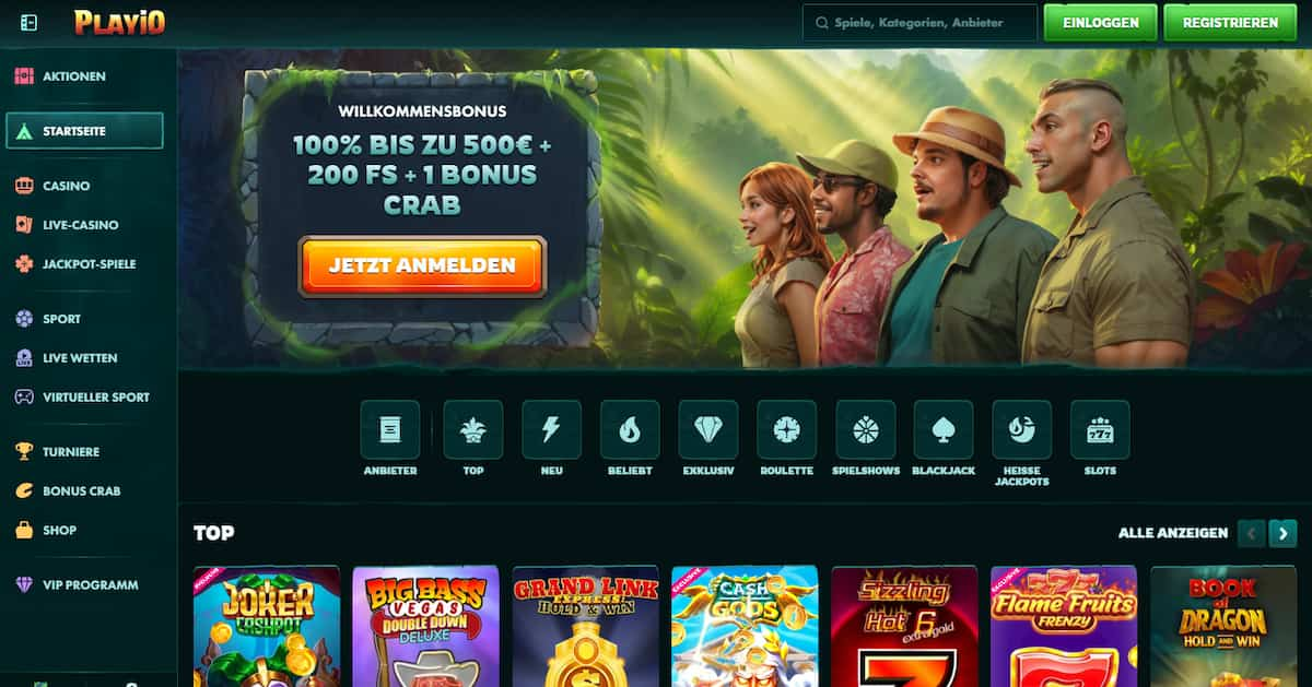 Playio Casino ohne Verifizierung